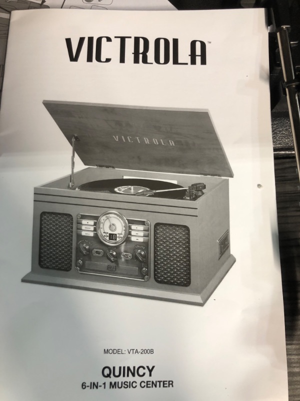 Photo 5 of Victrola Nostalgic 6-in-1 Bluetooth Record Player & Multimedia Center, 