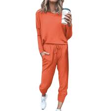 Photo 1 of  Women Velour Sweatsuits 2 Piece Tracksuit Sets with Pockets Sweatshirt & Sweatpants Leisure Jogger Outfits S-XXL