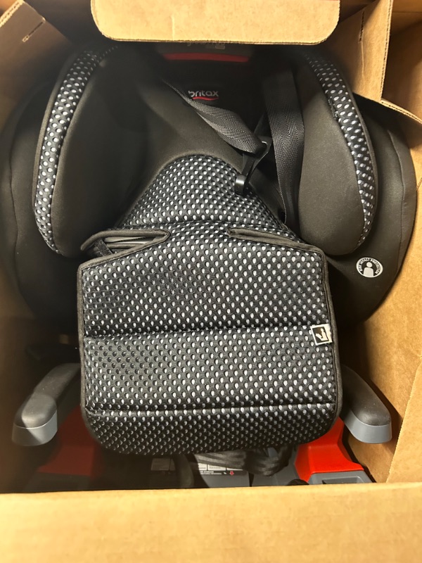 Photo 5 of Britax Grow with You Click Tight Harness-2-Booster Car Seat, Cool Flow Gray