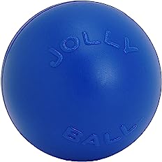 Photo 1 of  Push-n-Play Ball Dog Toy, 10 Inches/Extra-Large, Blue (314 BL), for All Breed Sizes