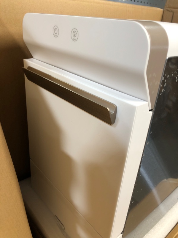 Photo 1 of * USED *  
Gevi Household V2.0 Countertop Nugget Ice Maker | Self-Cleaning Pellet Ice Machine | Open and Pour Water Refill | Stainless Steel Housing | Fit Under Wall Cabinet | White