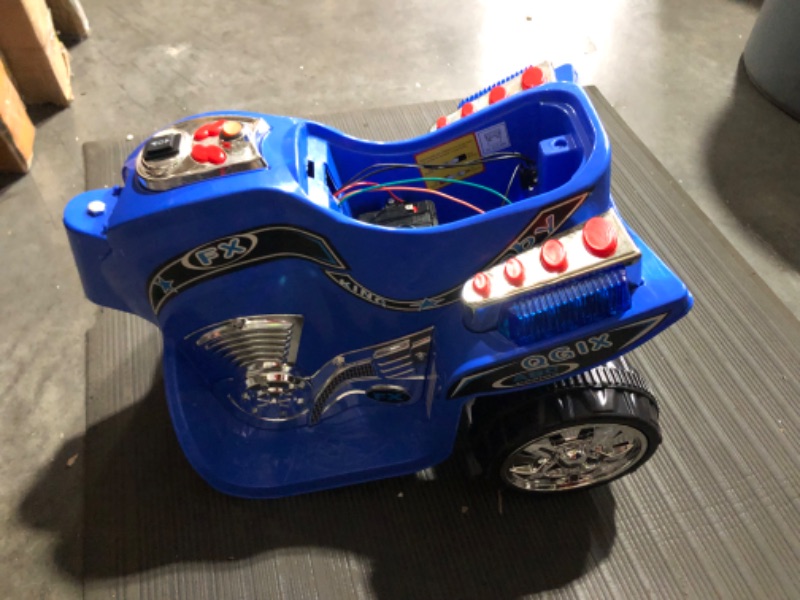 Photo 3 of **PARTS ONLY** **USED** Lil' Rider Electric Motorcycle for Kids – 3-Wheel Battery Powered Motorbike 