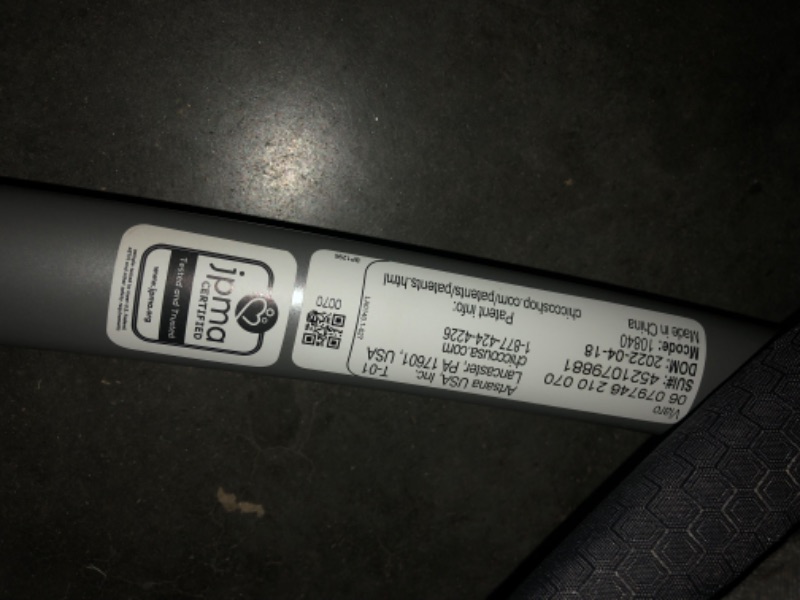 Photo 1 of ***REAR AXLE MISSING - OTHER PARTS LIKELY MISSING AS WELL***
Chicco Viaro Quick-Fold Stroller - Graphite | Grey