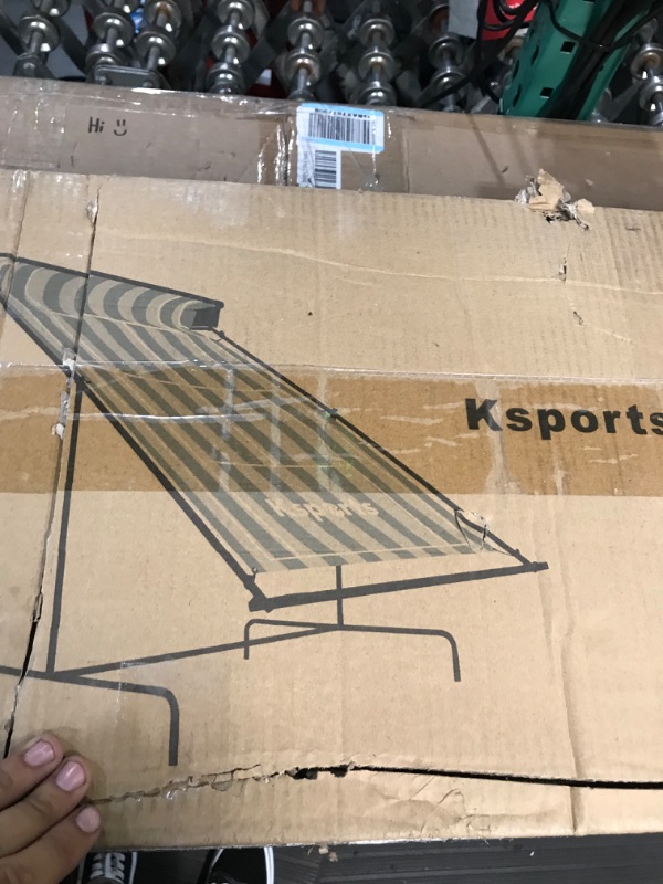 Photo 3 of **SEE NOTES/FOR PARTS**
Ksports Racquet Sports Tennis Rebounder Net Large/Regular for Indoor/Outdoor Use for Tennis, Pickleball, Padel, Squash, Racquetball, & Table Tennis w/Carry Bag Regular Green