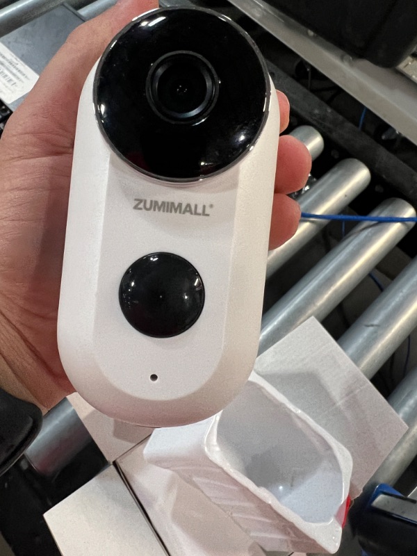 Photo 4 of ZUMIMALL Outdoor Camera Wireless, 2K FHD Battery Powered Wireless Camera with Siren, Outdoor & Indoor Rechargeable Surveillance Camera for Home Security, Night Vision, Motion Detection, 2.4G WiFi White