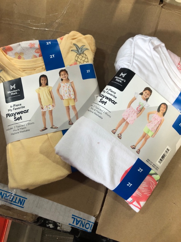 Photo 1 of 4-piece playwear 2T size clothing 2 pairs