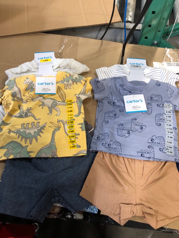 Photo 1 of 0-3 months and 3-6 months carters clothing 2 pairs