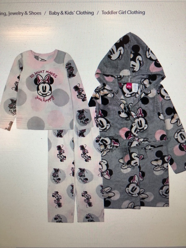 Photo 1 of Disney Bundle of Two 3 Piece Robe and Pajama Sets