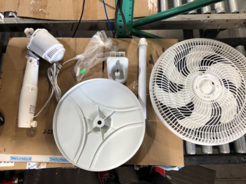 Photo 2 of 18 Power Curve Oscillating Stand Fan White