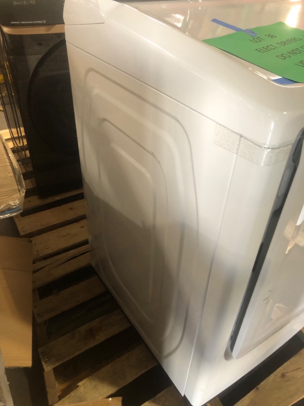 Photo 4 of **DAMAGED**Samsung 7.4-cu ft Electric Dryer (White)