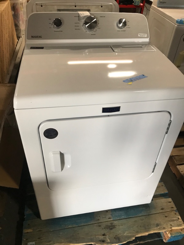 Photo 7 of **LIKE NEW, UNABLE TO TEST, NO POWER CORD INCLUDED** MAYTAG FRONTLOAD ELECTRIC WRINKLE PREVENT DRYER - 7.0 CU. FT.