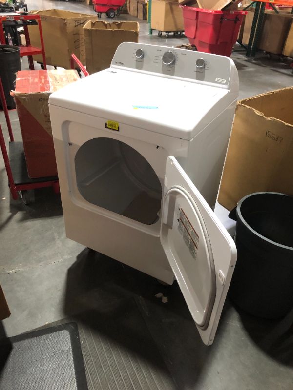 Photo 9 of **LIKE NEW, UNABLE TO TEST, NO POWER CORD INCLUDED** MAYTAG FRONTLOAD ELECTRIC WRINKLE PREVENT DRYER - 7.0 CU. FT.