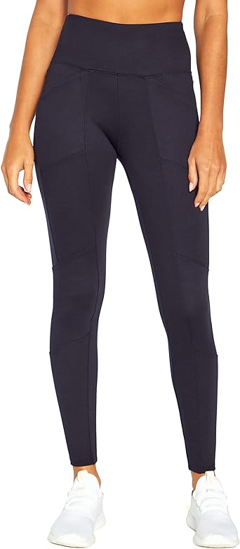 Photo 1 of Marika Women's Date Night Ponte High Rise Pocket LeggingSIZE LARGE- COLOR BLUE 