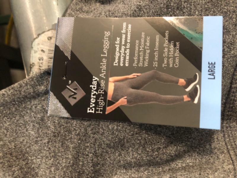 Photo 2 of  MEMBERS MARK Women's Date Night Ponte High Rise Pocket Legging SIZE XXL LARGE- COLOR GREY