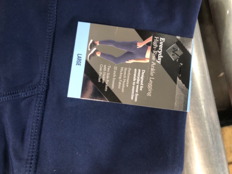 Photo 4 of MEMBERS MARK Women's Date Night Ponte High Rise Pocket Legging SIZE XXL LARGE- COLOR BLUE