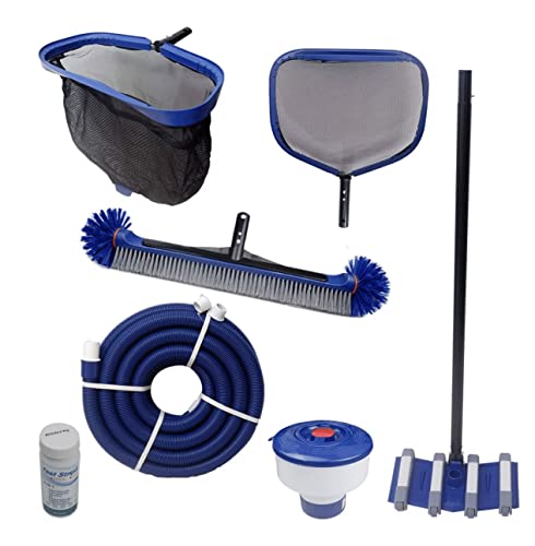 Photo 1 of 8-Piece Pool Cleaning Kit - Essential All-Season Tools