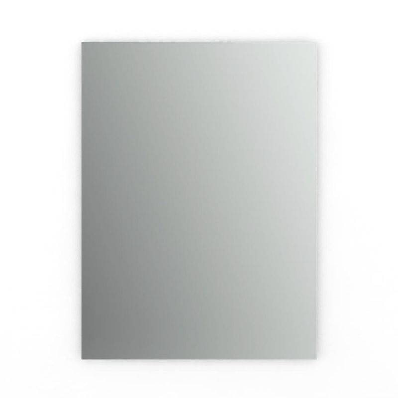 Photo 1 of [READ NOTES]
Delta 19 in. W X 28 in. H (S2) Frameless Rectangular Standard Glass Bathroom Vanity Mirror, No Frame
