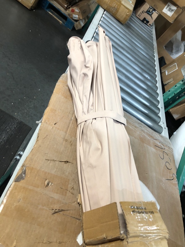 Photo 1 of 
 Half Patio Umbrella BEIGE