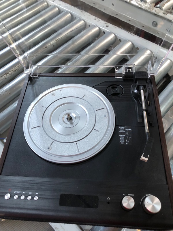 Photo 4 of Victrola Eastwood 3-Speed Bluetooth Turntable with Built-in Speakers