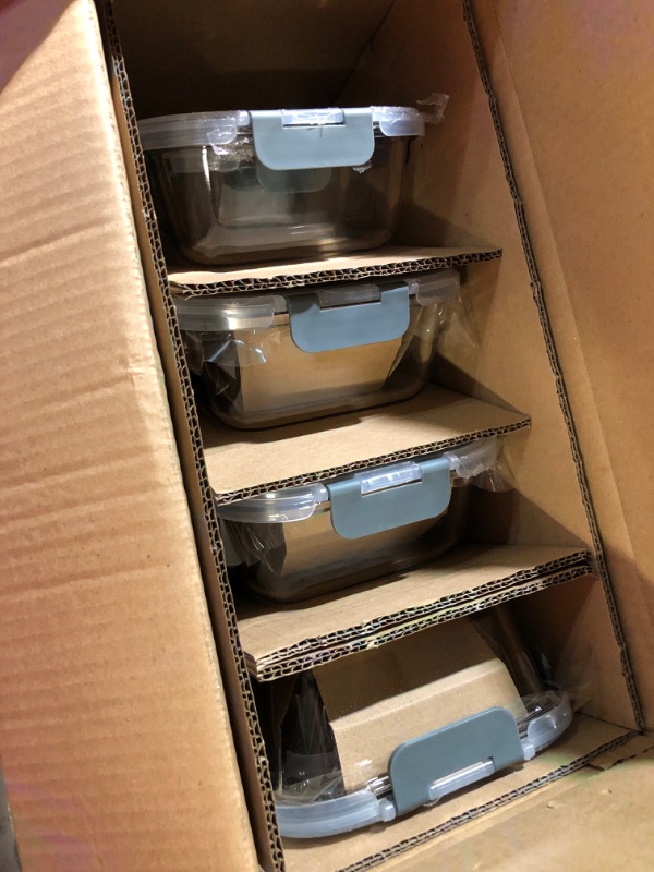 Photo 4 of [10-Pack]Glass Meal Prep Containers with Lids-MCIRCO