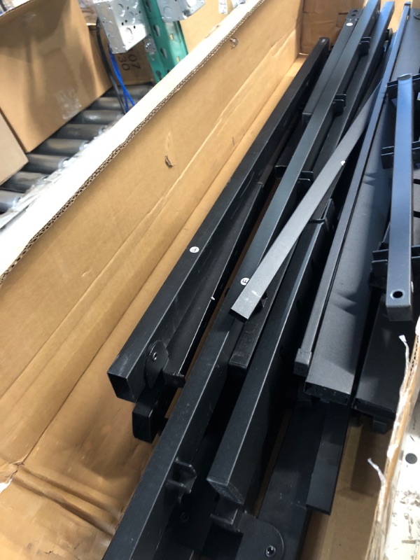Photo 1 of **FOR PARTS OR REPAIR**NONREFUNDABLE**SEE NOTES**
Rooflare California King Bed Frames 14 Inch High 9 Legs Max 3500lbs Heavy Duty Sturdy Metal Steel Cali King Size Platform No Box Spring Needed Black Easy to Assemble-Black California King 14 inch