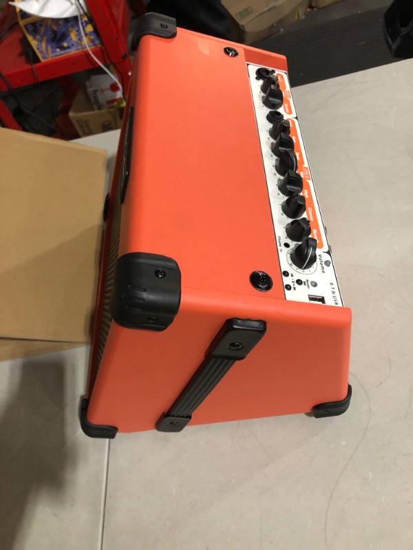Photo 1 of Coolmusic BP80 Battery Powered Acoustic Guitar Amplifier-Orange