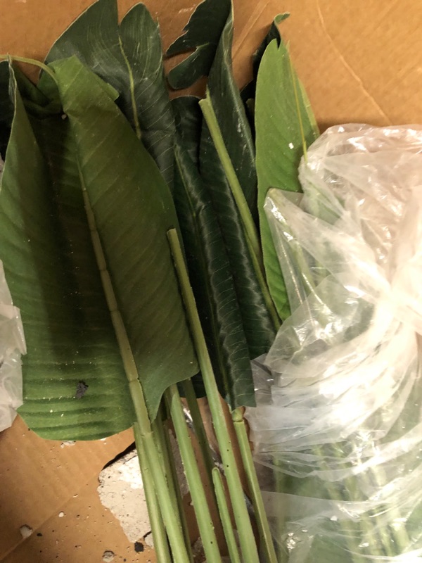 Photo 4 of * see images for damage * 
HAIHONG 2Packs 5FT Large Bird of Paradise Artificial Plant