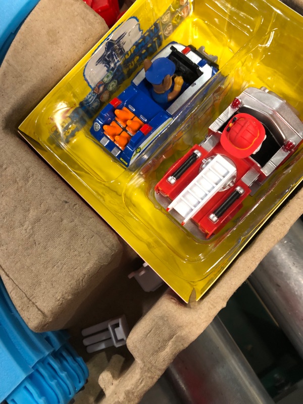 Photo 3 of Carrera First Paw Patrol - Slot Car Race Track - Includes 2 Cars: Chase and Marshall - Battery-Powered Beginner Racing Set for Kids Ages 3 Years and Up, Multi