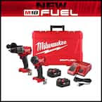 Photo 1 of ***TOOLS NOT INCLUDED. ONLY CHARGER AND CASE*** M18 FUEL 18V Lithium-Ion Brushless Cordless Hammer Drill and Impact Driver Combo Kit (2-Tool) with 2 Batteries