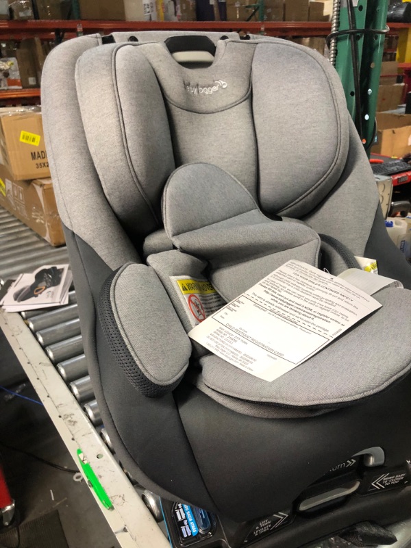 Photo 7 of Baby Jogger City Turn Rotating Convertible Car Seat | Unique Turning Car Seat Rotates for Easy in and Out, Phantom Grey - 08/03/2023