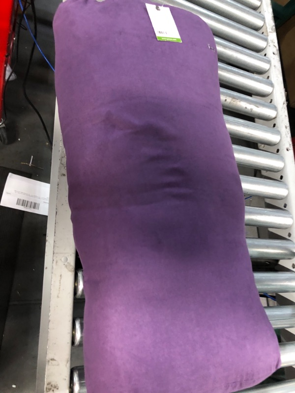 Photo 3 of ***STOCK PHOTO FOR REFERENCE ONLY*** Gaiam Yoga Bolster Rectangular Meditation Pillow Purple