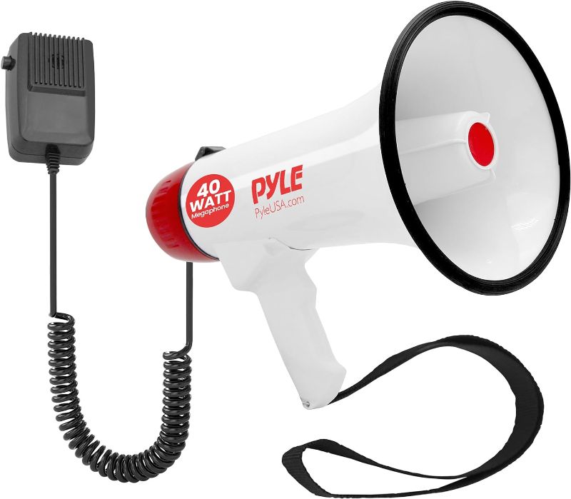 Photo 1 of PARTS ONLY Pyle Megaphone Bullhorn Speaker