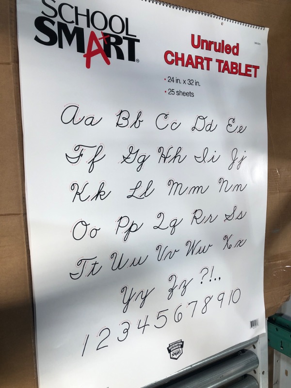 Photo 1 of School Smart - Chart Tablet, 24 x 32 Inches, Unruled, 25 Sheets