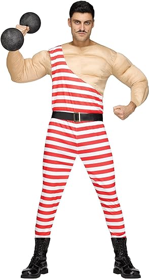 Photo 1 of Fun World Carny Muscle Man Costume adulte size, one size fits all