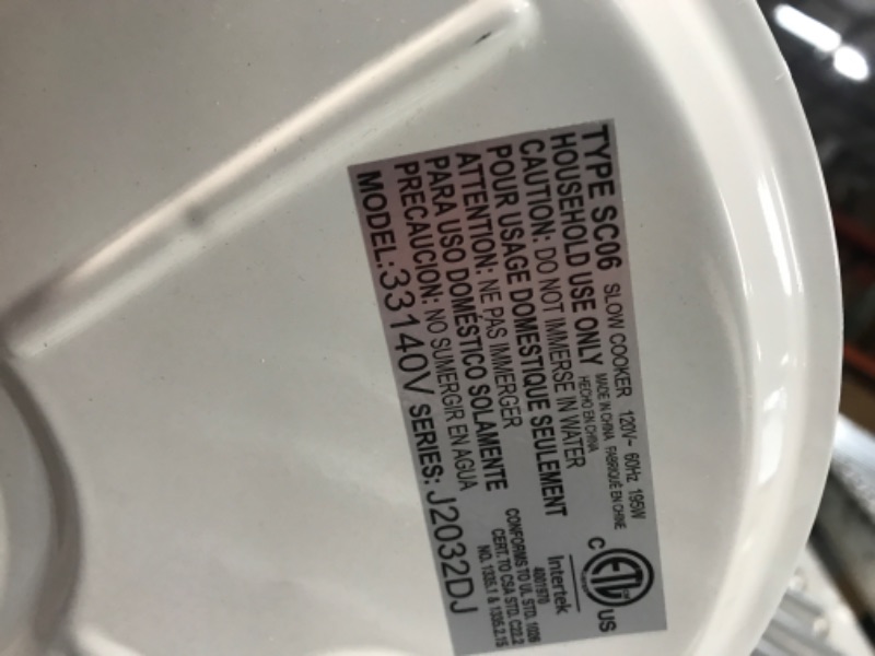 Photo 1 of ***DENTED. STILL TURNS ON*** Hamilton Beach 4-Quart Slow Cooker with Dishwasher-Safe Stoneware Crock & Lid