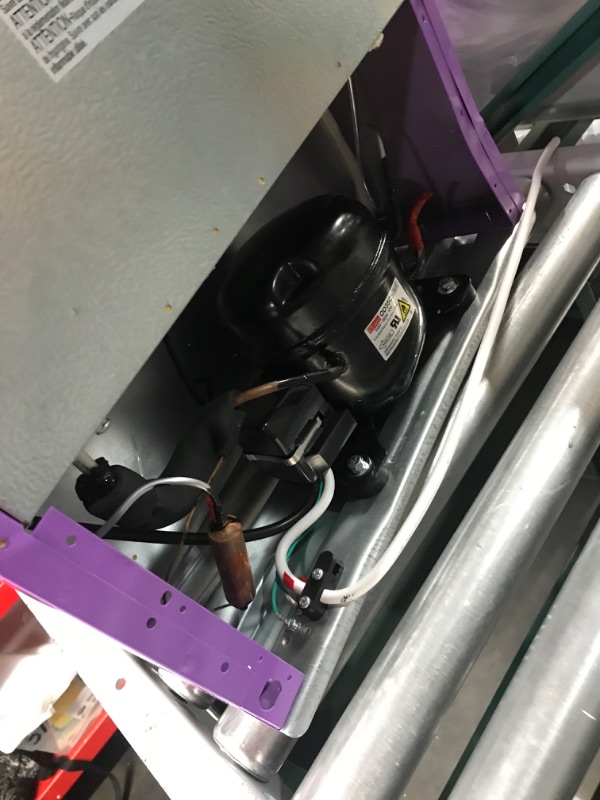 Photo 3 of ***DAMAGED, DOESNT TURN ON*** RCA RFR321-PURPLE 3.2 Cu Ft Compact Fridge, Mini Refrigerator, Purple Purple Refrigerator