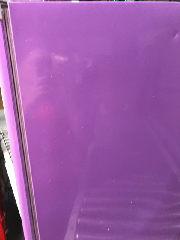 Photo 2 of ***DAMAGED, DOESNT TURN ON*** RCA RFR321-PURPLE 3.2 Cu Ft Compact Fridge, Mini Refrigerator, Purple Purple Refrigerator