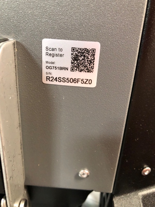 Photo 1 of **NONREFUNDABLE**MISSING HARDWARE**FOR PARTS OR REPAIR**
Ninja OG751 Woodfire Pro Outdoor Grill with Built-In Thermometer, 7-in-1