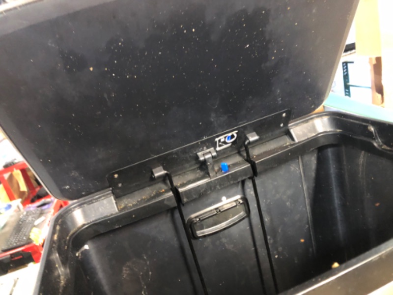 Photo 5 of ***USED, DIRTY, AND DISGUSTING. NEEDS TO BE CLEANED!!*** Kohler 13 Gallon Hands-Free Kitchen Step, Trash Can with Foot Pedal, Quiet-Close Lid, Stainless Steel Stainless Steel Step Can