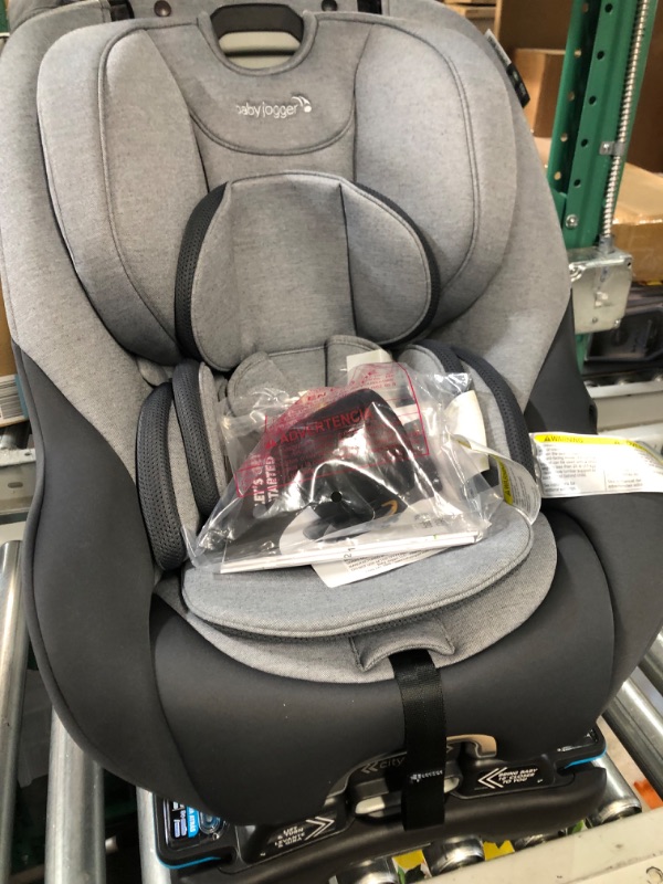 Photo 1 of Baby Jogger City Turn Rotating Convertible Car Seat | Unique Turning Car Seat Rotates for Easy in and Out, Phantom Grey