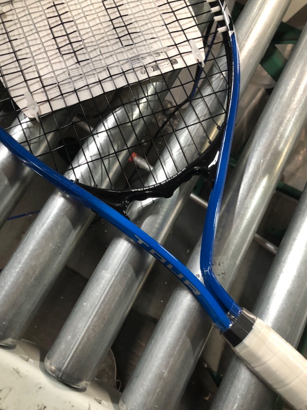 Photo 4 of ***BENT*** WILSON Adult Recreational Tennis Rackets Grip Size 3 - 4 3/8" Blue/Black