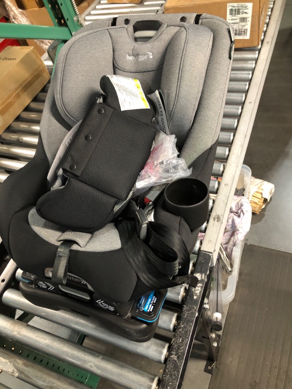 Photo 3 of Baby Jogger City Turn Rotating Convertible Car Seat | Unique Turning Car Seat Rotates for Easy in and Out, Onyx Black