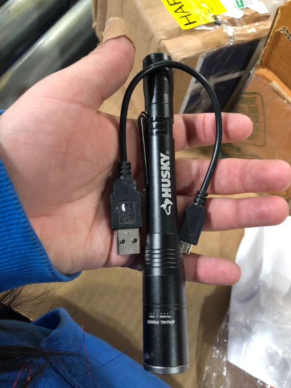 Photo 4 of 350 Lumens Dual Power LED Focusing Penlight with UV, Rechargeable Battery and USB Charging Cord
