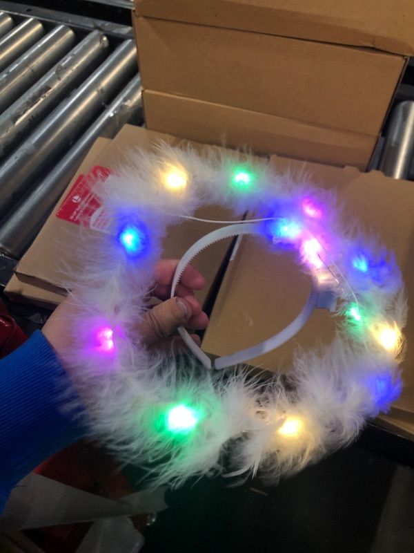 Photo 4 of *NON REFUNDABLE* 3 Happy Hippo Light-Up Angel Halo Headband, Angel Costume Accessory Halo Angel