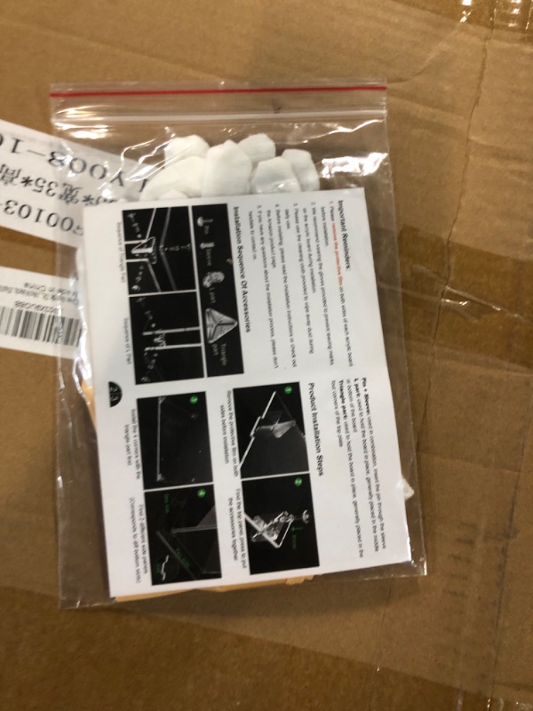 Photo 1 of Clear Acrylic Display Case Self Assemble Display Case for Collectibles Acrylic Display Box Alternative Glass Case (10x10x15.7inch, 25x25x40 cm)