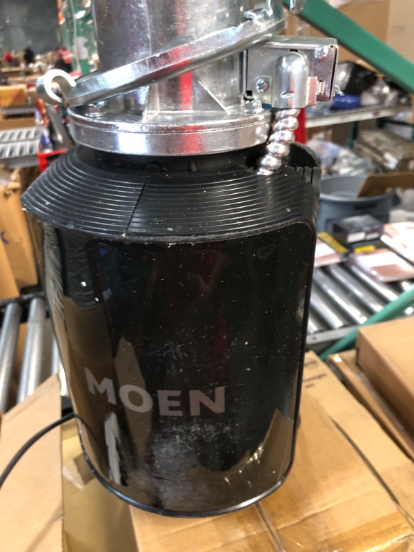 Photo 5 of **PARTS ONLY-SEE COMMENTS** Moen GXB75C Host Series Control Activation 3/4 HP Garbage Disposal with Sound Reduction, Power Cord Included Batch Feed 3/4 HP Garbage Disposal