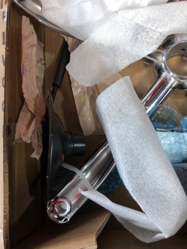 Photo 1 of **NON-REFUNDABLE-SEE COMMENTS** Flash Furniture Taylor Vibrant Red Tractor Seat and Chrome Stool Red Backless Tractor Seat