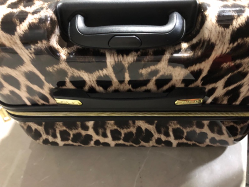 Photo 3 of BEBE Women's Luggage Adriana 29" Hardside Check in Spinner, Leopard