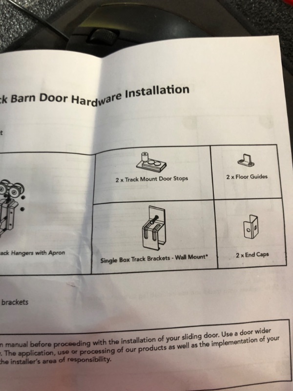 Photo 2 of  Sliding Barn Door Hardware Kit