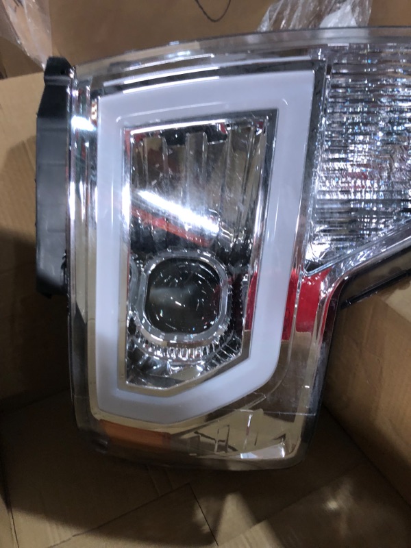 Photo 2 of AUTOSAVER88 LED DRL Headlights Assembly Compatible with 2009-2014 09-14 Ford F150 Headlamp Replacement Pair 